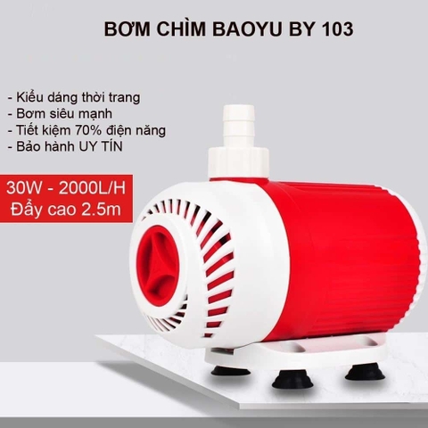 Máy Bơm Bể Cá Baoyu BY 101|102| 103| 104| 105| 106| 107|108|109