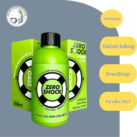 Extra Bio ZERO SHOCK 125, 250ml - Chống sốc, hồi phục nhanh cho cá cảnh