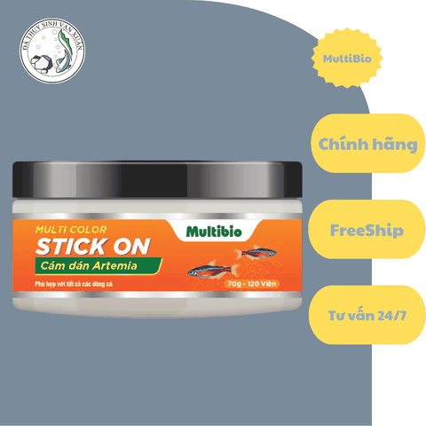 Thức ăn dán Multibio Stick on 120 viên(70g)