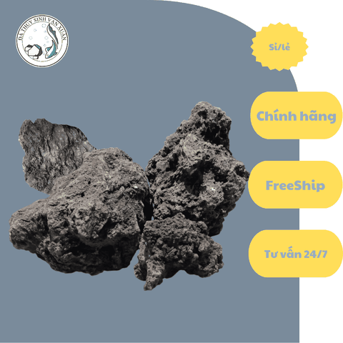 Đá Đen Gia Lai, Đá Nham Thạch | Size 5-10cm ; 10-20cm