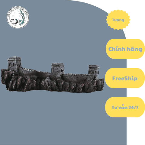 Tượng Vạn Lý Trường Thành Trang Trí Hồ Thủy Sinh – Điểm Nhấn Cổ Kính Cho Thủy Cảnh Thêm Sinh Động