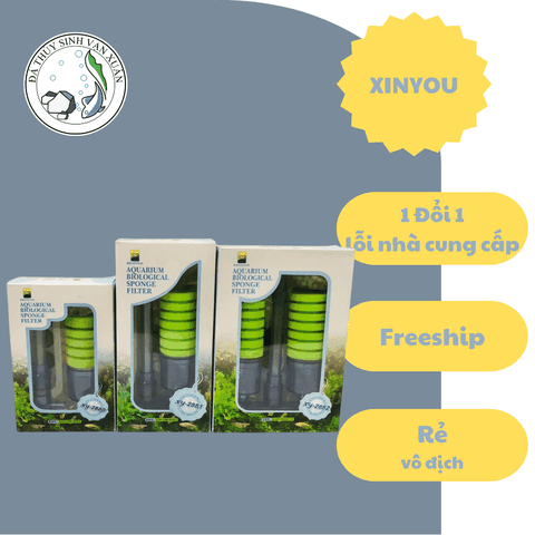 Lọc Sủi Vi Sinh Hơi BIO Bông ĐƠN ĐÔI XY-2880 2881 2882 kèm vật liệu lọc