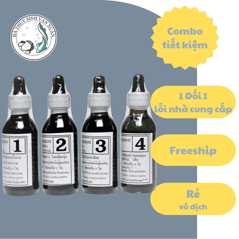 Bio Knock Số 1 2 3 4 Thái Lan - Phòng Và Diệt Các Loại Nấm Cho Cá Cảnh [CHAI LỚN]