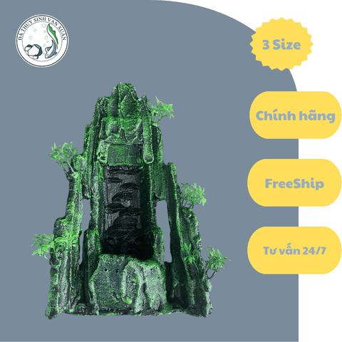 Thủy Sinh Tiểu Cảnh Trang Trí Suối  Thác Cát Chảy Cho Hồ Cá[Size Nhỏ Trung To]