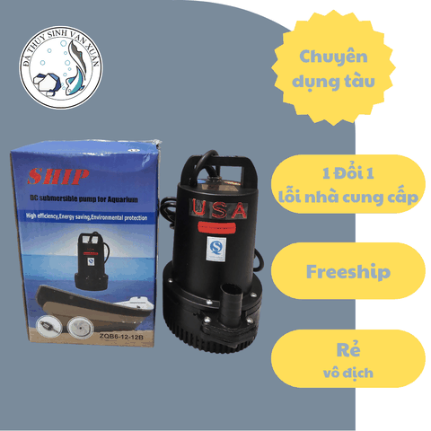 Máy Bơm Ship Đen USA 12V - 200W; 24V - 240W | 12V - 300W; 24V - 350W