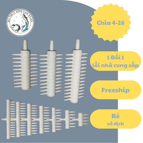 Thanh Chia Sủi oxi, Cào Chia Dây Sủi oxy ( 4->28 vòi )