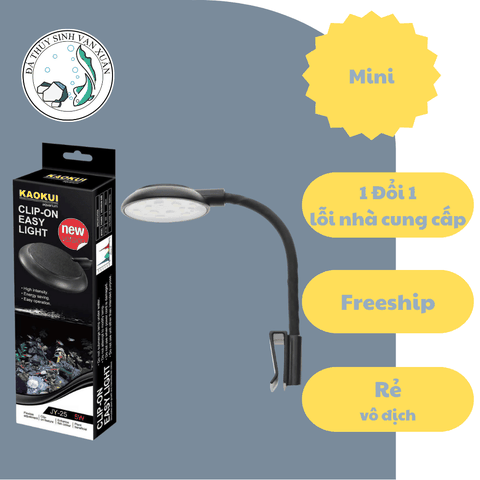 Đèn led kẹp Kaokui KK JY-25 7w cho hồ nhỏ <30cm