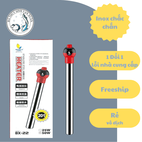 Sưởi Bể Cá Jeneca BX-22 25w 50w 100w 200w 500w