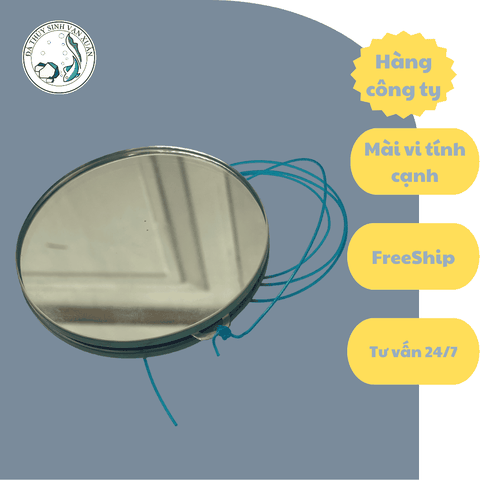 Kinh Gương Kè Cá Tròn 2 Mặt Gương Có Dây Treo Giúp Cá Bung Sung