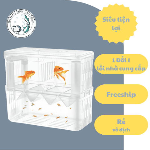 Lồng Đẻ Cho Cá , Lồng Ấp Cá Bảo Vệ An Toàn Cho Cá Con 18.5X9X15.5CM