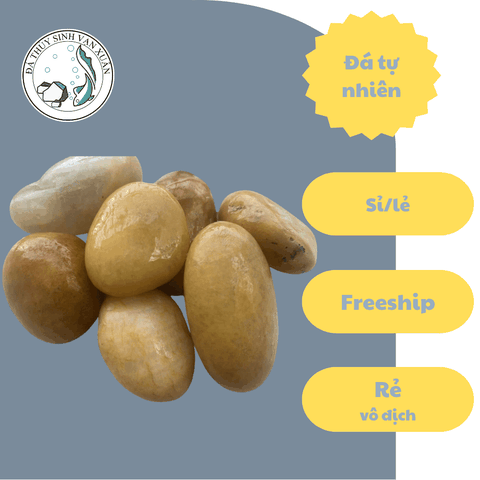 Đá Sỏi Thạch Anh Vàng Tự Nhiên Trang Trí Phong Thủy 1kg