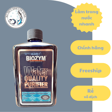 Biozym Water Quality Purifier – Giải Pháp Làm Trong & Ổn Định Nước Nhanh Toàn Diện Cho Hồ Cá