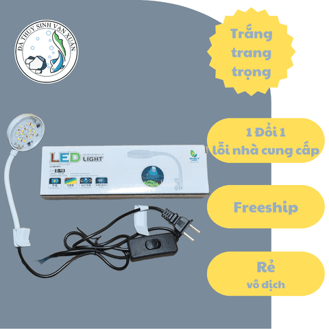 Đèn Led Kep Vỏ Trắng Siêu Mini Jeneca D1-S
