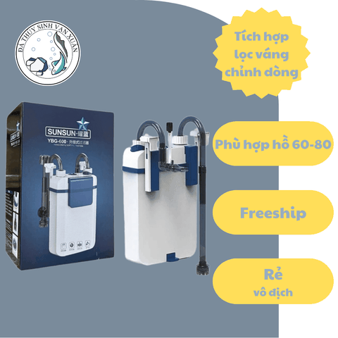 Lọc treo Sunsun YBG – Giữ nước trong, môi trường sống lý tưởng cho cá & thủy sinh