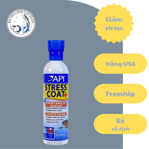 API Stress Coat Dung Dịch Xử Lý Nước Cao Cấp Dành Cho Hồ Cá Cảnh 237mL