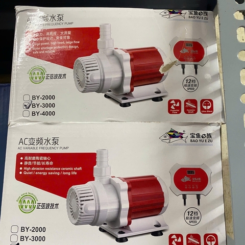 Bơm Baoyu BY 3000 Tiết Kiệm Điện Điều Chỉnh 12 Chế Độ Nước Và Cho Ăn