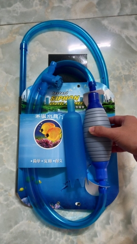 Bơm Hút Thay Nước Bể Cá Tiện Lợi [Có khóa | Có khóa loại cao cấp]
