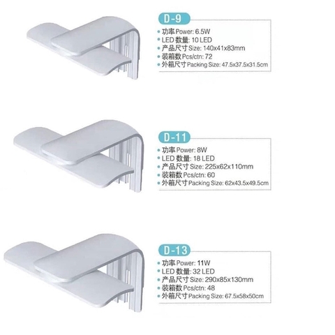 Đèn Led Kẹp Thành Bể Cá Jeneca D-9S, D-11S, D-13S
