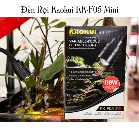 Đèn Led Rọi Kaokui KK-F05 3W Mini Điều Chỉnh Tiêu Cự Spotlight, Hiệu Ứng Sóng Nước