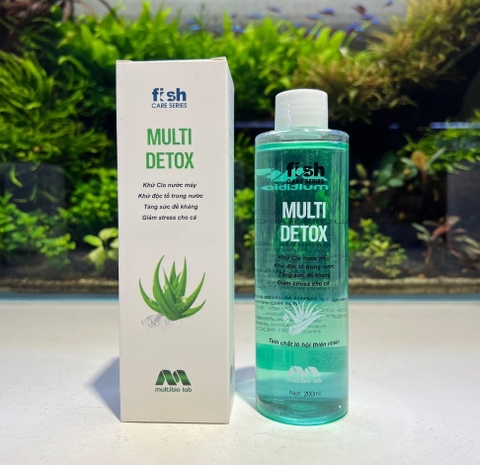 MULTI DETOX chai 100 200ML khử độc tố nước nuôi cá cảnh nhanh chóng an toàn