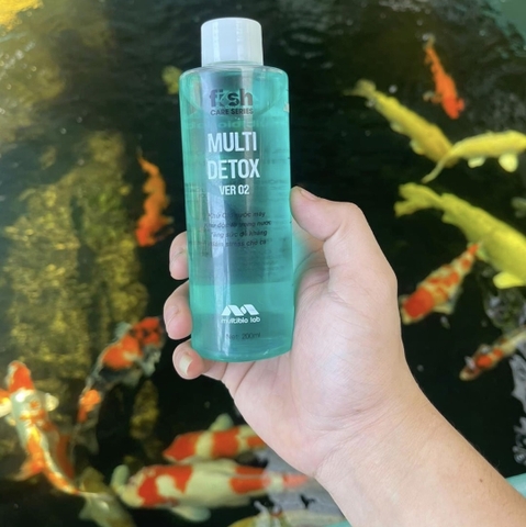 MULTI DETOX chai 100 200ML khử độc tố nước nuôi cá cảnh nhanh chóng an toàn