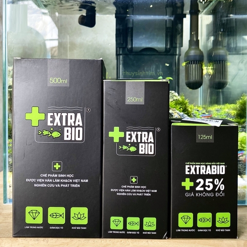 Men Vi Sinh Extra Bio Làm Trong Nước Bể Cá, Bể Thủy Sinh - ExtraBio Cao Cấp Cho Cá Cảnh