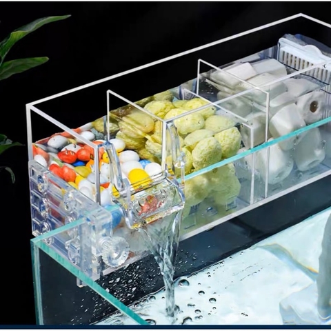 BỘ LỌC TRÀN TRÊN BỂ CÁ JENECA GD-15/ GD-16/ GD-17/ GD-18/ GD-19, LỌC TRÀN TRÊN TÍCH HỢP LỌC THÁC