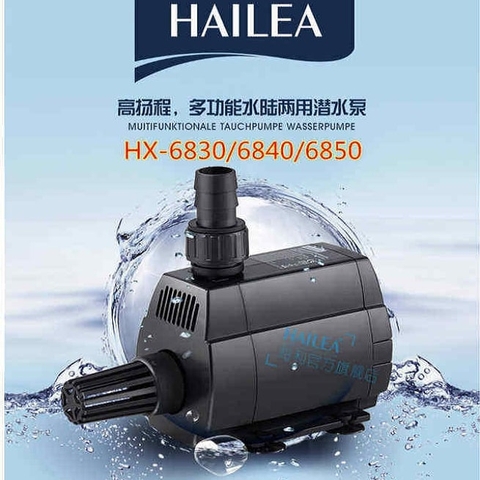 Bơm Nước Hồ Cá Hailea Bền Bỉ Hiệu Suất Vượt Trội Model HX-6830 / HX-6850