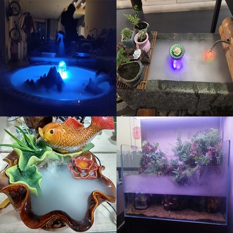 Máy phun sương tạo khói hồ cá mini hiệu Jeneca + Nguồn adapter