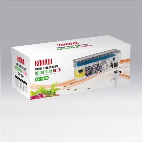 Lọc Tràn Kaokui 2 Tầng 3 trong 1 Thế Hệ Mới - Lọc nước, tăng oxy, thổi luồng (tặng kèm vll)