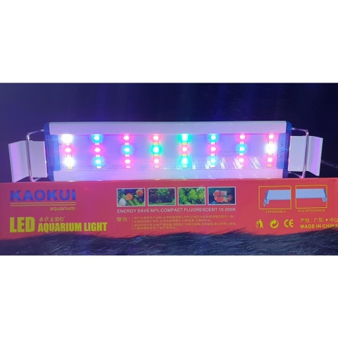Đèn led siêu sáng kaokui 6 hàng bóng bật tắt 3 chế độ màu cho bể cá bể thủy sinh- Đèn thay đổi màu sắc giá rẻ nhất