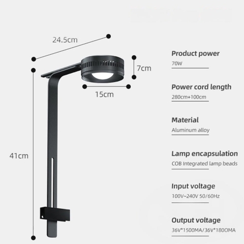 ĐÈN LED THỦY SINH KAOKUI KK70 PRO RGB – CHỈNH APP, LÊN MÀU CỰC ĐẸP