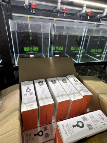 Lọc sủi vi sinh Bio đôi Qanvee QS-100A/200A - Có khoang chứa thêm vật liệu lọc