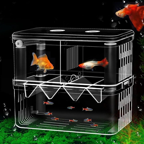 Lồng Đẻ Cho Cá , Lồng Ấp Cá Bảo Vệ An Toàn Cho Cá Con 18.5X9X15.5CM