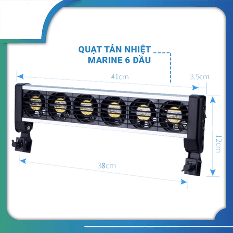 Quạt làm mát bể thủy sinh, bể cá MARINE 2-4-6 cánh