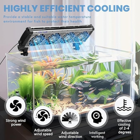 Quạt làm mát bể thủy sinh, bể cá MARINE 2-4-6 cánh