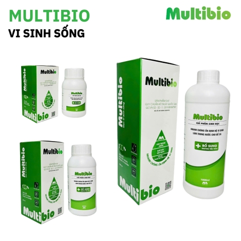 Vi Sinh Multibio Plus - Bản Nâng Cấp Đặc Biệt - Bổ Sung Thêm Men Tiêu Hóa Cho Cá Cảnh 250ML