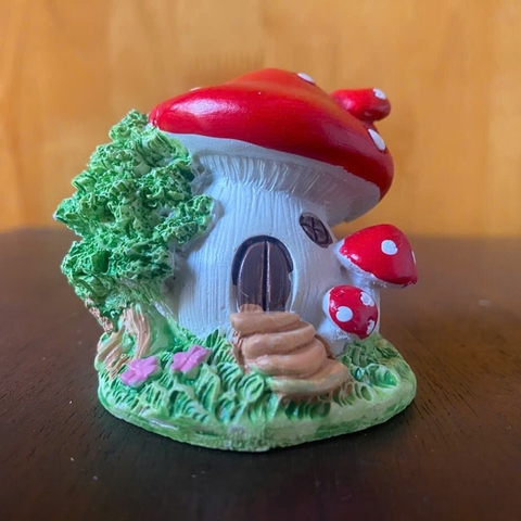 Ngôi Nhà Nấm Trang Trang Trí Bể Cá Thủy Sinh Tiểu Cảnh