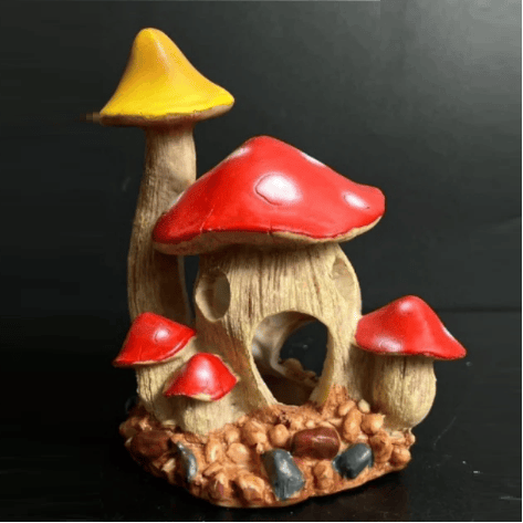 Ngôi Nhà Nấm Trang Trang Trí Bể Cá Thủy Sinh Tiểu Cảnh