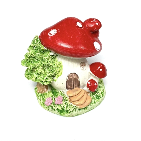 Ngôi Nhà Nấm Trang Trang Trí Bể Cá Thủy Sinh Tiểu Cảnh