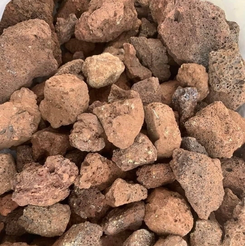 Đá Nham Thạch Đỏ Vật Liệu Lọc Hồ Cá, Trang Trí [10kg]