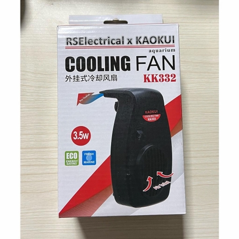 Quạt Tản Nhiệt Bể Cá Kaokui Cooling Fan KK-332 - Quạt làm mát nước hồ cá 2 chế độ 3.5W hoạt động êm