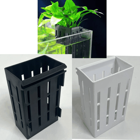 Giỏ trồng cây thủy sinh móc thành hồ cá, hồ tép, hồ bán cạn
