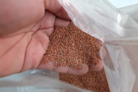 Sạn Đỏ Trang Trí Trải Nền Size Hạt To Và Size Hạt Nhỏ