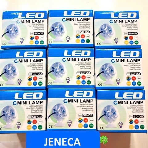 Led Mini Lamp SD-02 Jeneca Nhiều Màu Rọi Sáng Trang Trí Trong Bể Cá