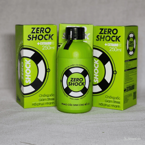 Extra Bio ZERO SHOCK 125, 250ml - Chống sốc, hồi phục nhanh cho cá cảnh