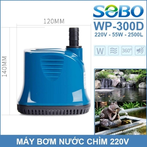 BƠM CHÌM SOBO WP 100D 200D 300D 500D  CHO HỒ CÁ CẢNH