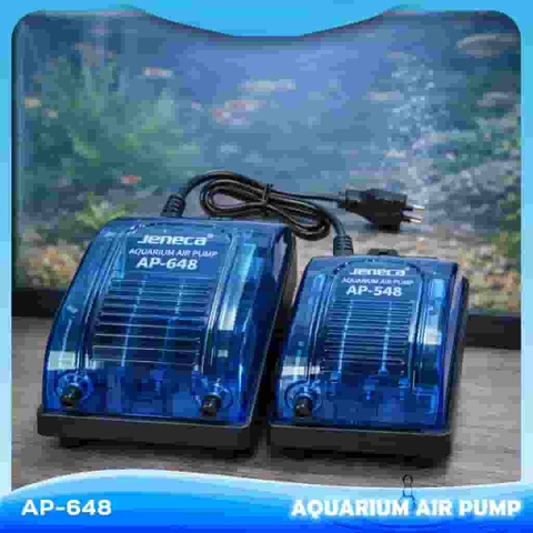 [TẶNG DÂY VÀ ĐÁ SỦI] Máy sủi oxy 1 vòi, 2 vòi Jeneca AP‑548/AP‑648 Air Pump