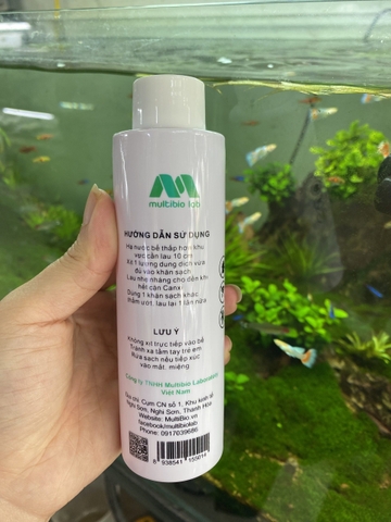Tẩy cặn canxi - Vệ sinh hồ cá cùng lọ xịt Muti Glasscare Inside 60mL