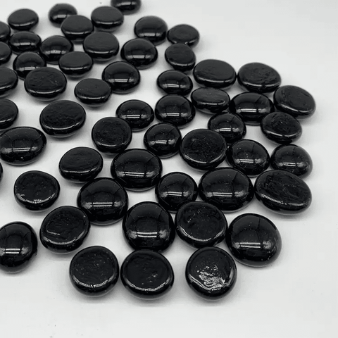 Sỏi Thủy Tinh Tròn Dẹp Đủ Màu Trang Trí Thủy Sinh Hồ Cá Tiểu Cảnh Chậu Cây [320g]